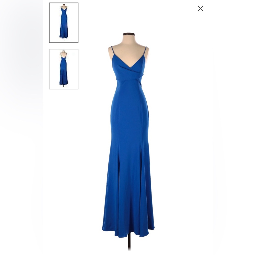 Jay Godfrey Royal Blue evening dress, size 4